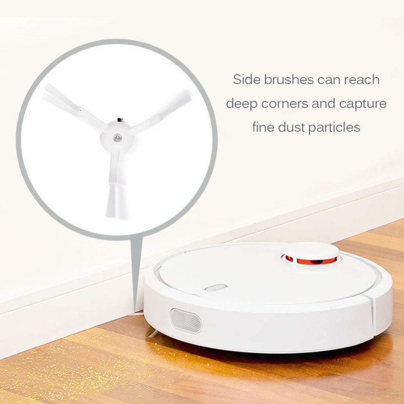 Reservdelar Kompatibla med Xiaomi Mi Roborock S5, S50, S51, S55 Borste Filter Sidoborste