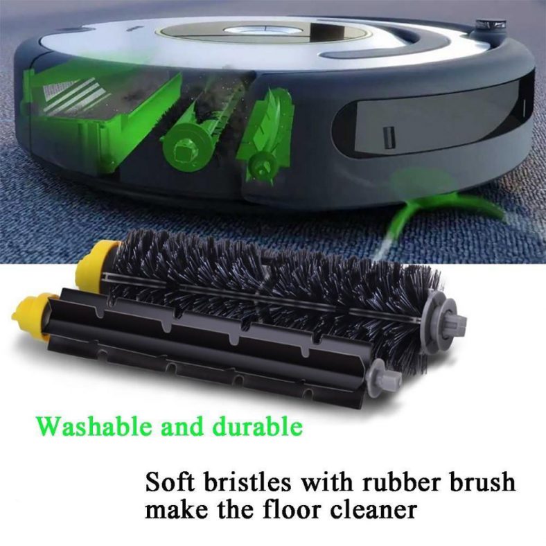 Reservdelar Kompatibla med Roomba iRobot 500/600 690 680 660 651 650 Huvudborstar Sidoborstar Filter