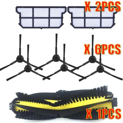 Komponenta Reservdelar Kompatibla med ILIFE V7 V7s V7S pro Huvudborstar Sidoborstar Filter