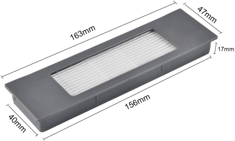 Tillbehörspaket Kompatibelt med Ecovacs OZMO 950/920/T8 Borste Filter Sidoborste