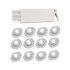 12 st Plugg till Vattentank och Detaljborste Xiaomi Roborock S50 S51 S5 S55 S6 Reservdelar