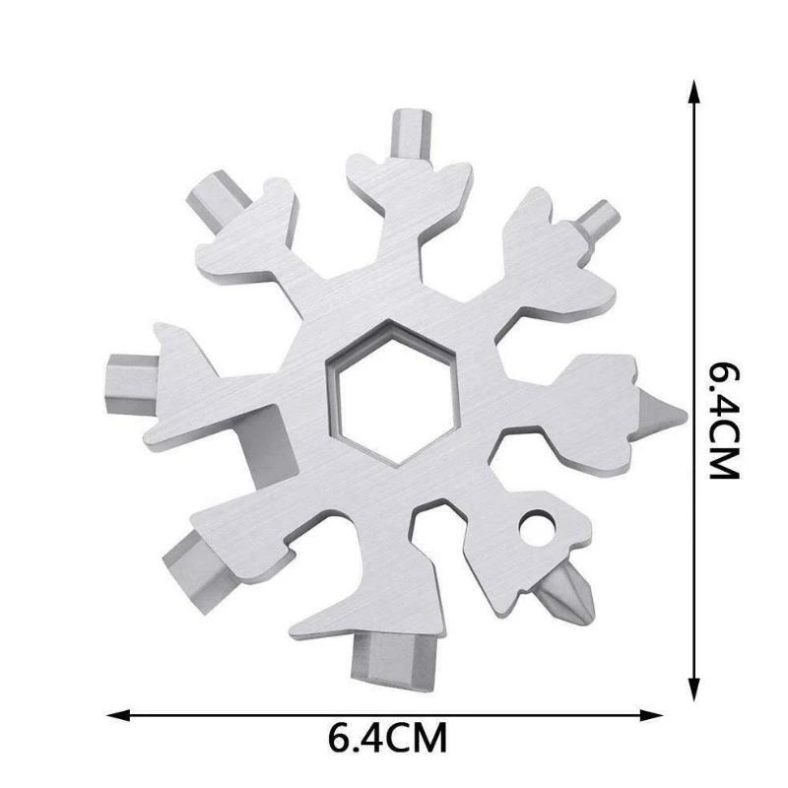 Multifunktionsverktyg med 18 Funktioner Snöflinga