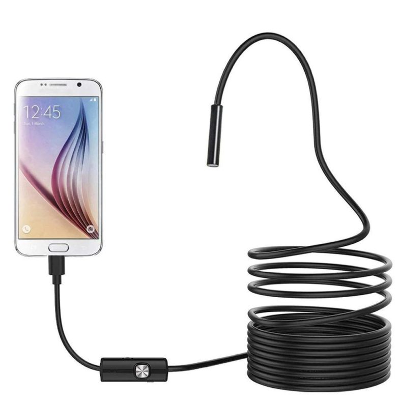 3.5 m USB Endoskop Kamera Vattentät IP68 Flexibel Android / PC