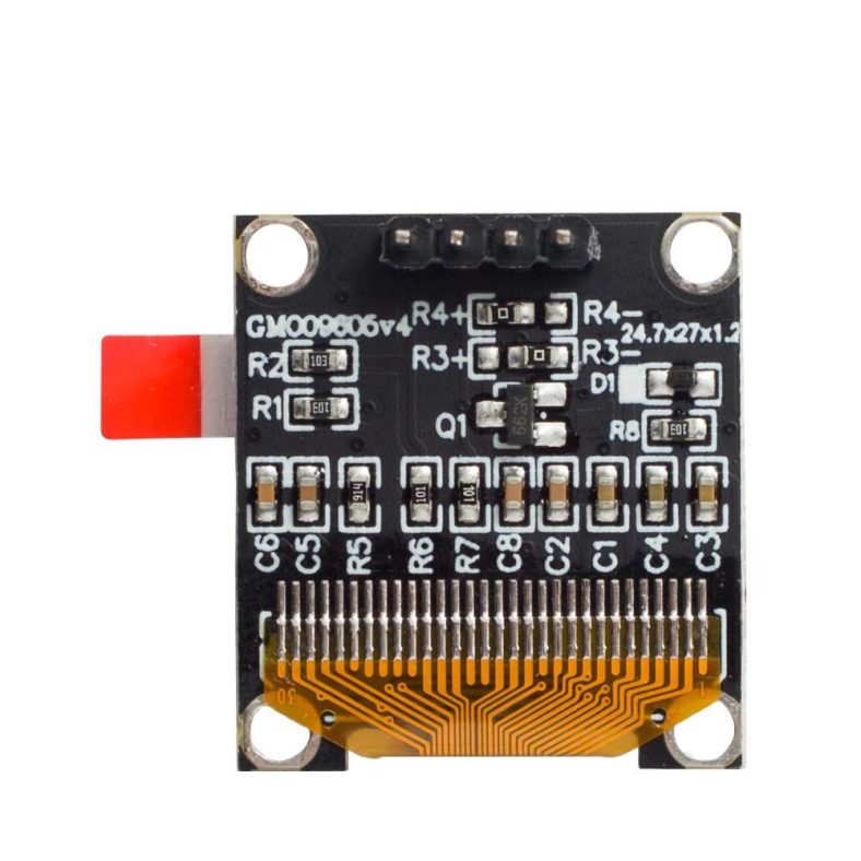 Blå / Gul OLED Skärm / Display / Displaymodul 0.96" 4 pins 128X64